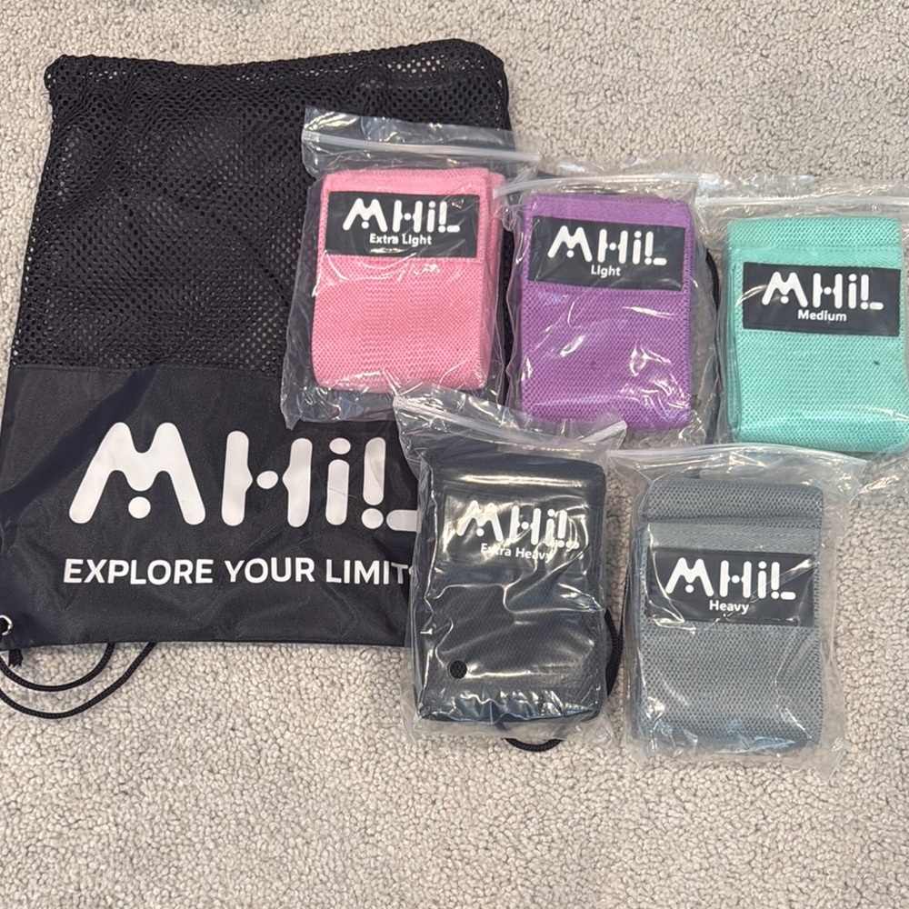 Mhil Resistance Bands Set - Multi-Color